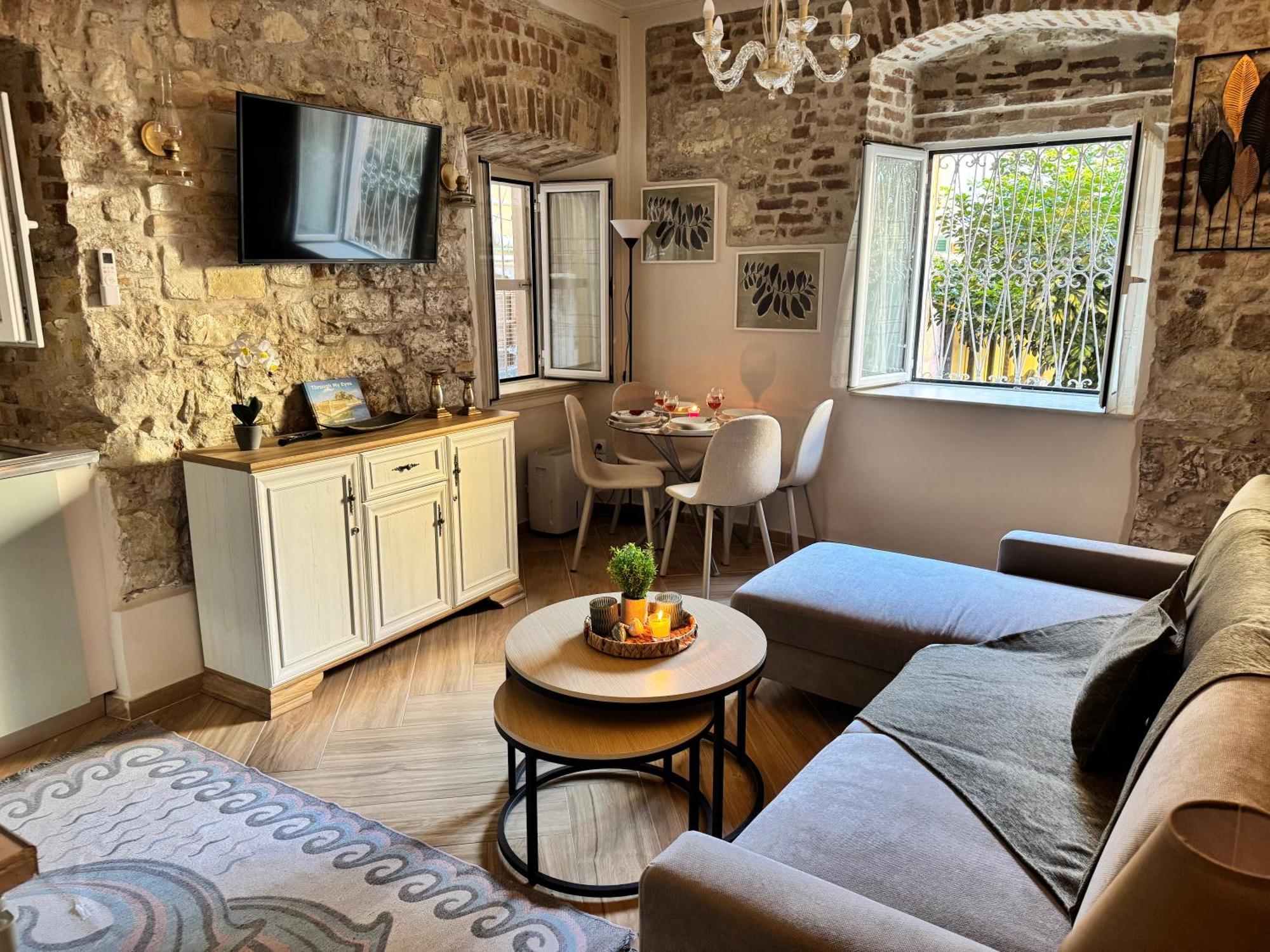 Bruskos Luxury Lägenhet Corfu  Exteriör bild